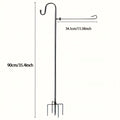 Garden Flag Holder | Heavy Duty Shepherd Hook Adjustable Rust Resistant