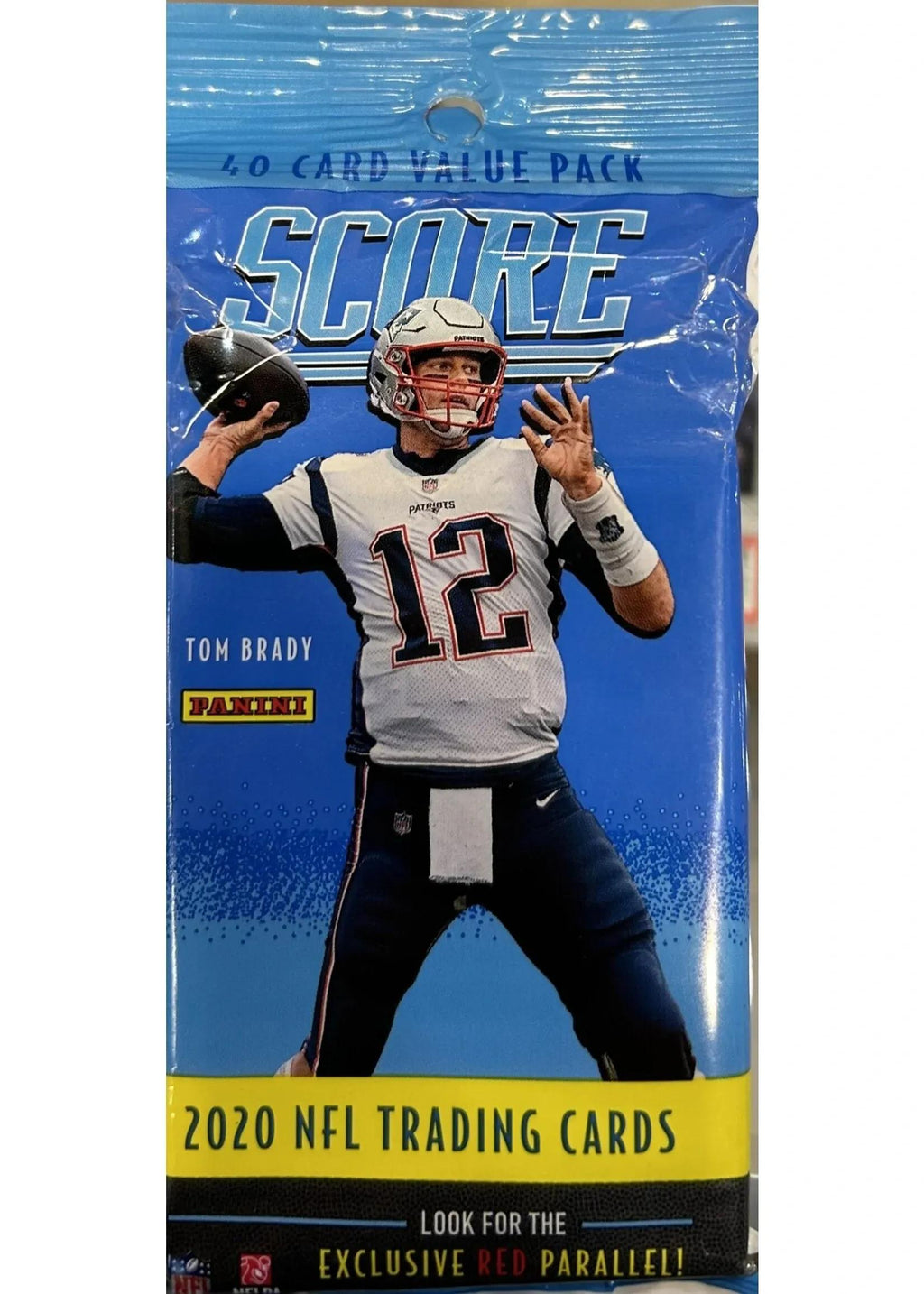 NFL Score Football Fat Pack 2020 – 40 Cards Per Pack with Justin Herbert Joe Burrow Jalen Hurts Jordan Love Rookie Card Chase | Official NFL