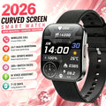Smartwatch with 1.85-Inch Curved Touchscreen, Calling, Camera and Music Controls in Four Options