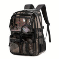 Backpack in Clear PVC with Large Stadium Storage, Reinforced Straps and 3 Floral or Tie-Dye Styles