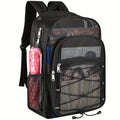 Backpack with 20L Breathable Mesh, Front Zip Pocket, Side Bottle Holders and 2 Colors for Gym and Travel