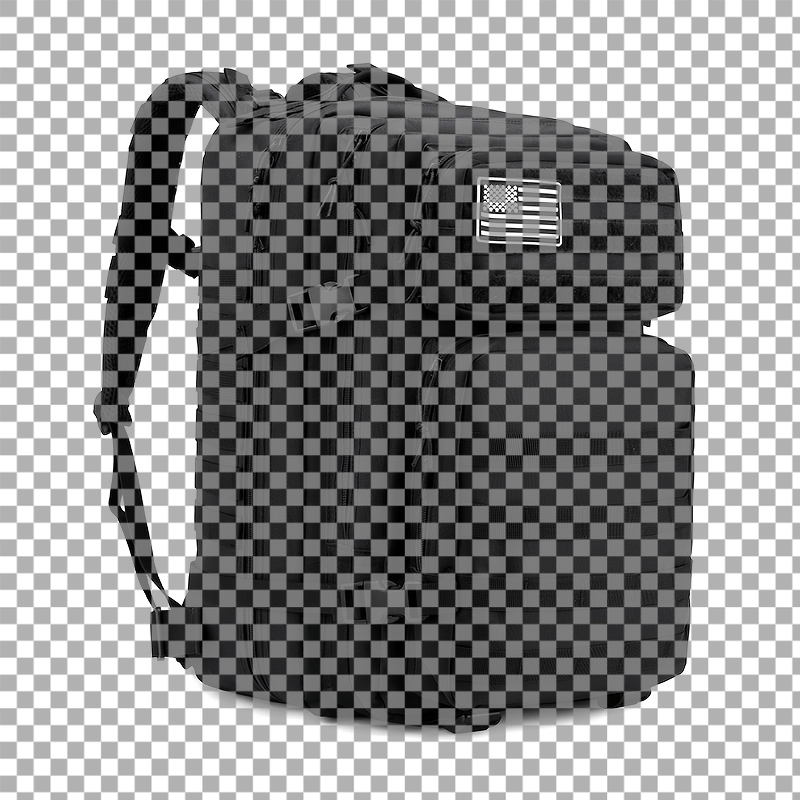 45L Tactical Backpack with MOLLE Webbing, Large Multi-Compartment Rucksack for Hiking and Camping