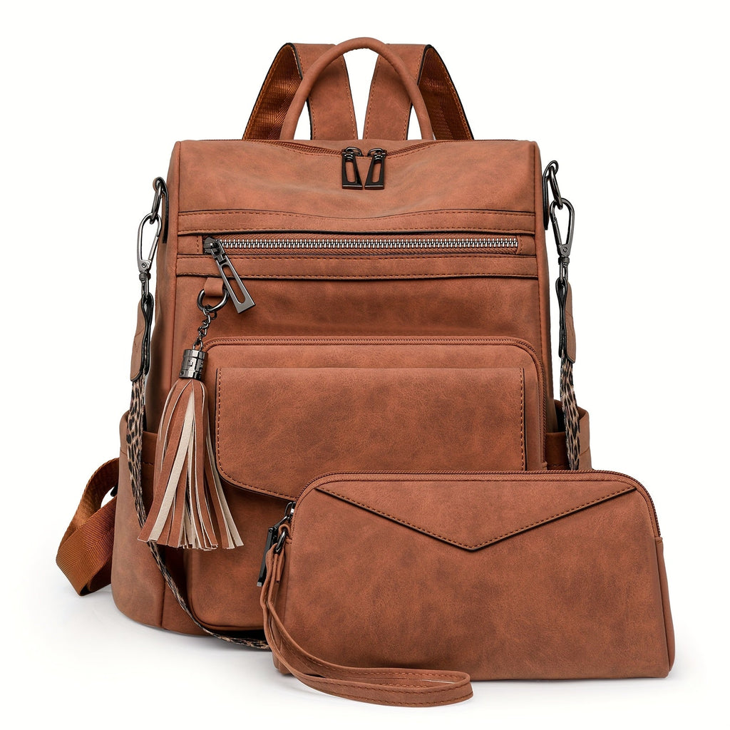 Backpack for Women – 9 Colors, Convertible, Large Capacity, for Travel & Work – detail view 3