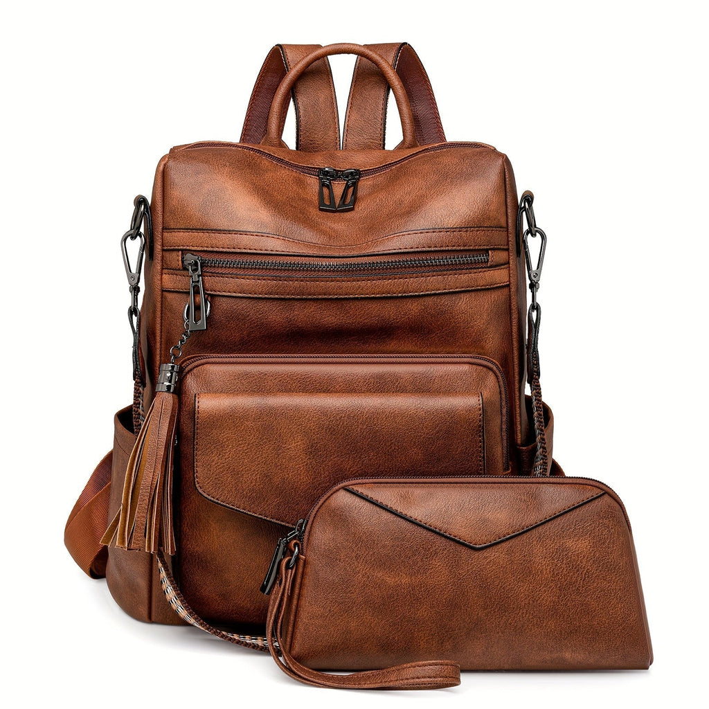 Backpack for Women – 9 Colors, Convertible, Large Capacity, for Travel & Work – detail view 5