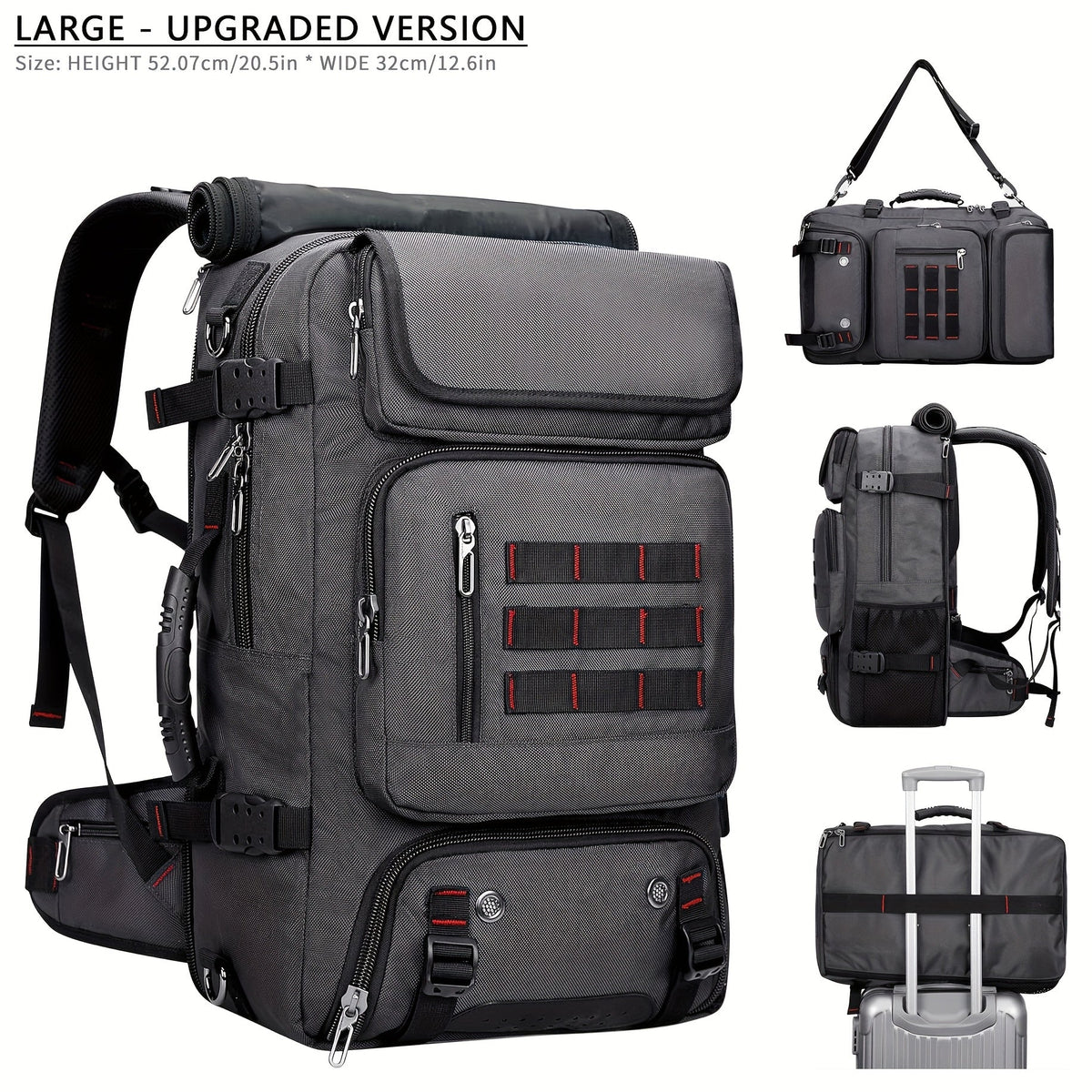 Backpack for Women – Large Capacity, Anti-Theft, for Travel – alternate view