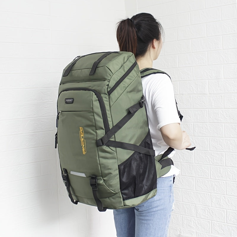 Backpack in Breathable Oxford Cloth with Large Hiking Storage, External Pockets and 3 Colors