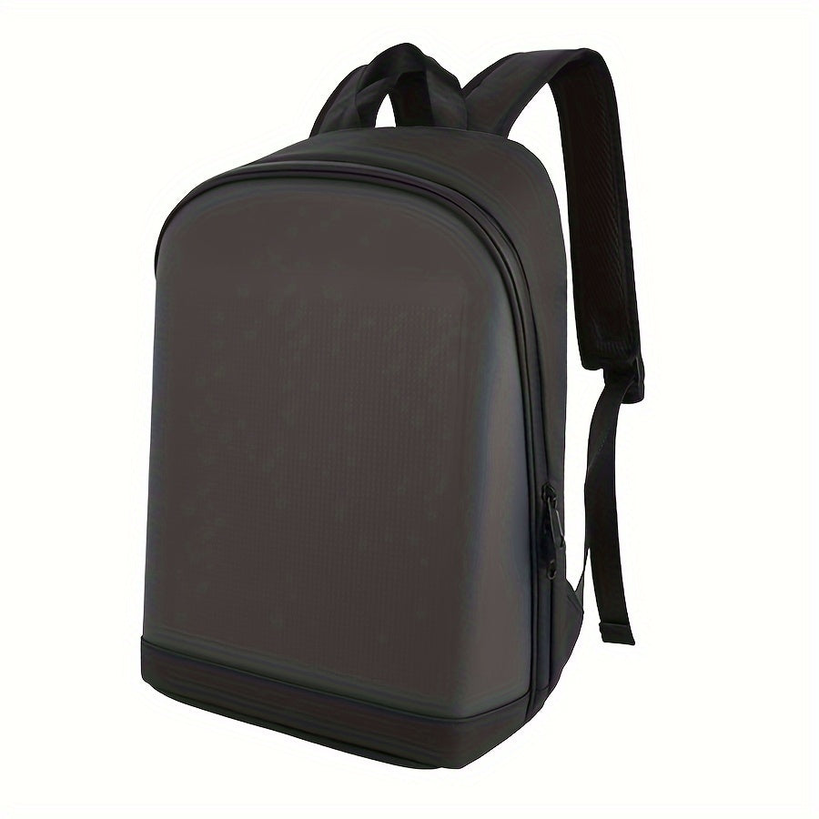 LED Pixel Display Backpack with App-Controlled 64x64 Screen, USB-Powered Smart Pack for Events