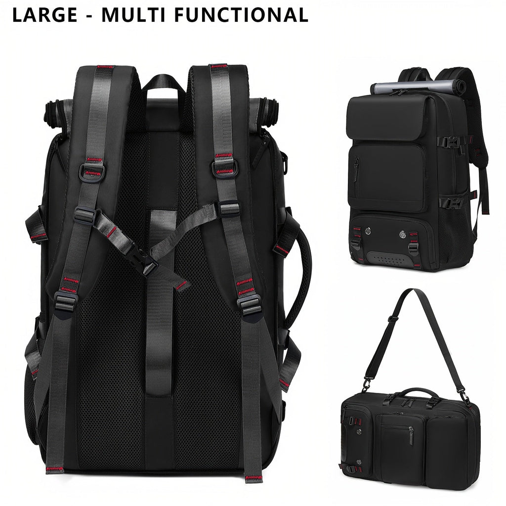 Backpack with Shoe Compartment, Drawstring Top, Multiple Gear Pockets and 4 Large Color Options