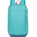 Backpack in Foldable Polyester with Water-Repellent Zip Pocket, Packable Design and Sea Blue Finish