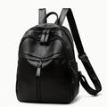 Backpack Heavy-Duty Polyester Daypack with Lock Closure, Thickened Straps & Front Pocket Storage