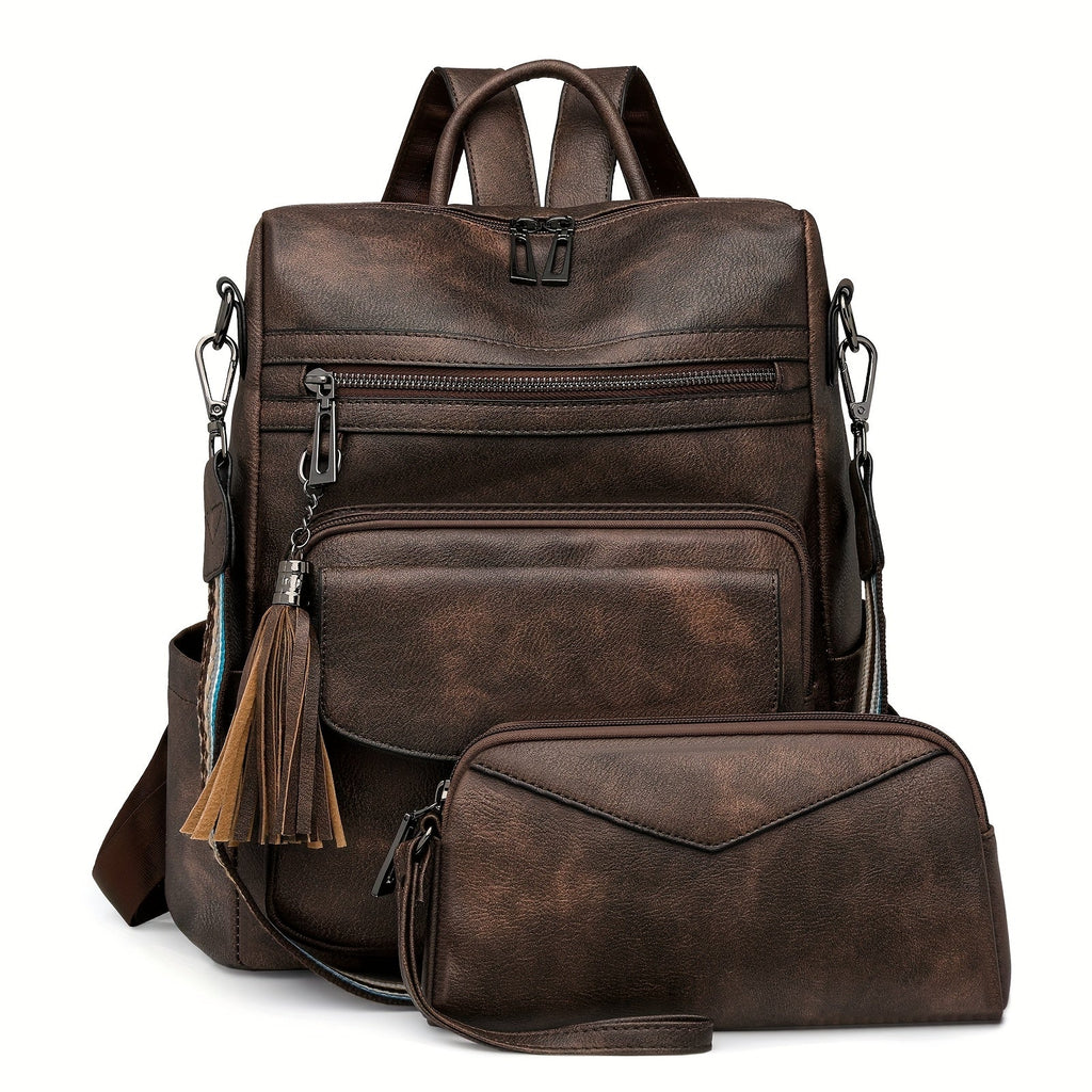 Backpack for Women – Polyester, Large Capacity, Convertible, for Travel – detail view 2