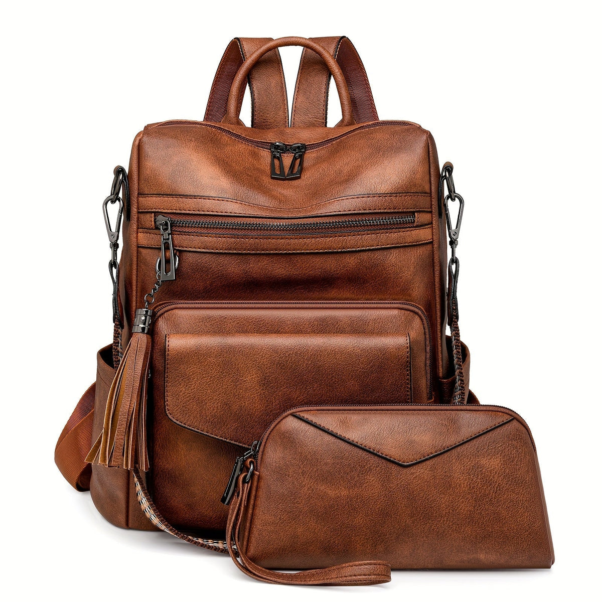 Backpack for Women – Polyester, Large Capacity, Convertible, for Travel – detail view 5