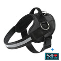 Breathable Reflective Dog Harness with Control Handle – Adjustable Outdoor Vest for Walking Running Hiking – XS to XXL