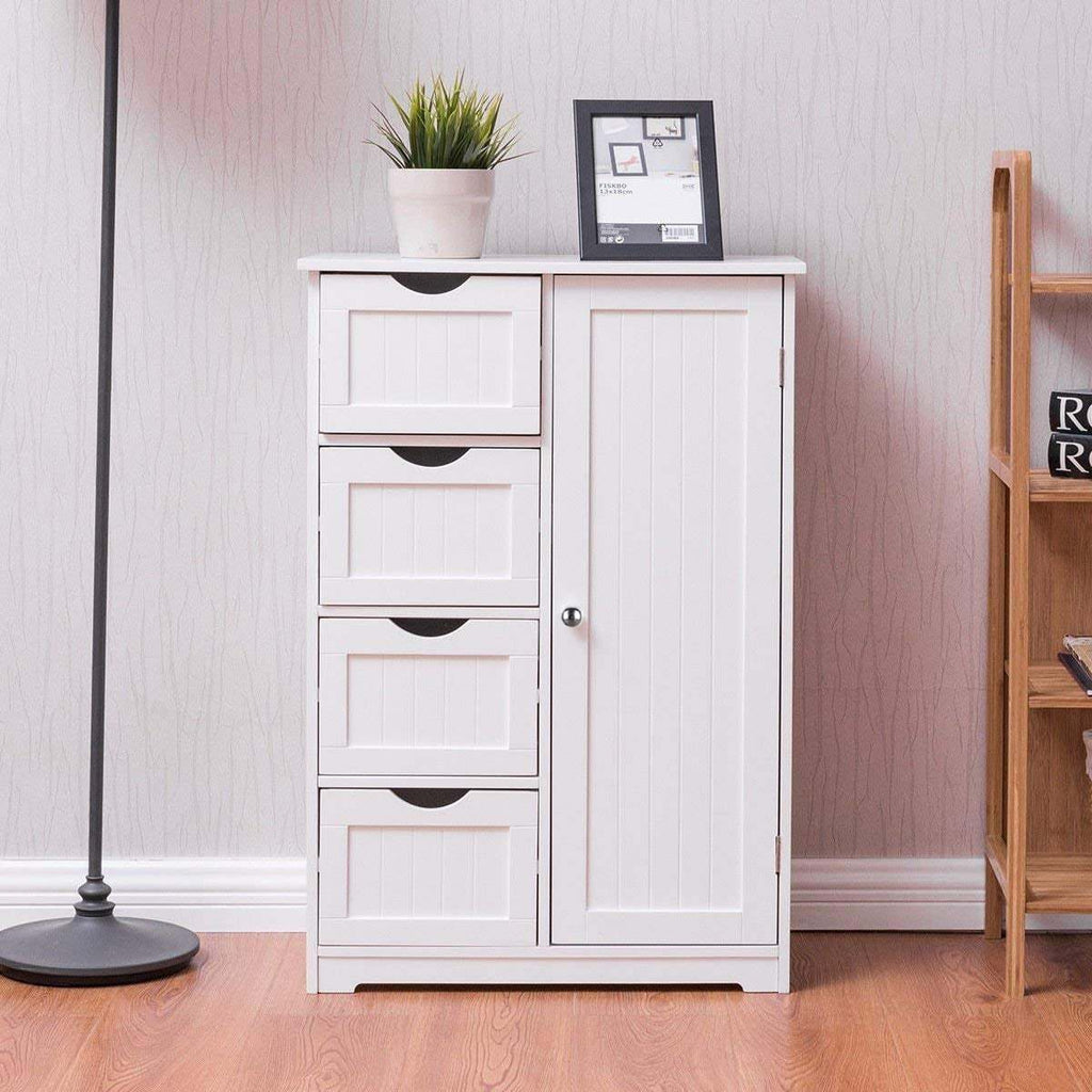 Bathroom Floor Cabinet with Open Shelves for Organized Everyday Storage