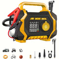 7000A Jump Starter with Air Compressor & Tire Inflator, 8-in-1 Portable Car Battery Booster for 9L Gas 8.5L Diesel, 150PSI Auto-Stop