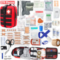 379-Piece First Aid Kit with Multi-Section Organizer Backpack, Internal Holders and Three Case Colors