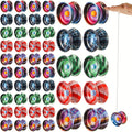 Metal Alloy Yoyo Bulk 50 Pcs Responsive Yo-Yo Set for Beginners Kids Adults Auto Return for Parties, Celebrations and Guest Favors