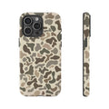 Phone Case Camo Pattern Dual-Layer PC and TPU Bumper with Reinforced Edges for Select iPhone and Galaxy Models