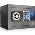 Fingerprint Safe Box with Password and Key Lock 0.3 0.8 1.13 1.71 Cu Ft Home Security Safe for Entryways, Bedrooms and Living Spaces