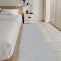 Textured Hallway Runner, 23.22 in Wide in Five Colors with Four Exact Length Options for Narrow Spaces
