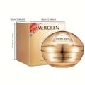Face Cream Ganoderma Cordyceps Formula with Hyaluronic Acid, Glycerin and Golden-Tone Bottle