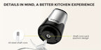 Mini Electric Food Processor 450W with 2 Bowls & 4 Bi-Level Blades, Meat Grinder & Vegetable Chopper for Baby Food