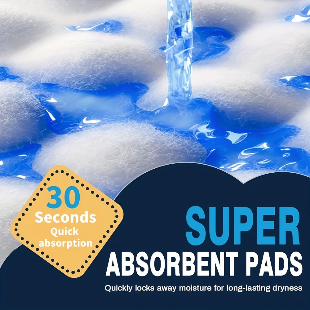 Disposable Underpads for Adults - XXL & XXXL Extra Large Incontinence Bed Pads - Leak-Proof for Entryways, Bedrooms and Living Spaces
