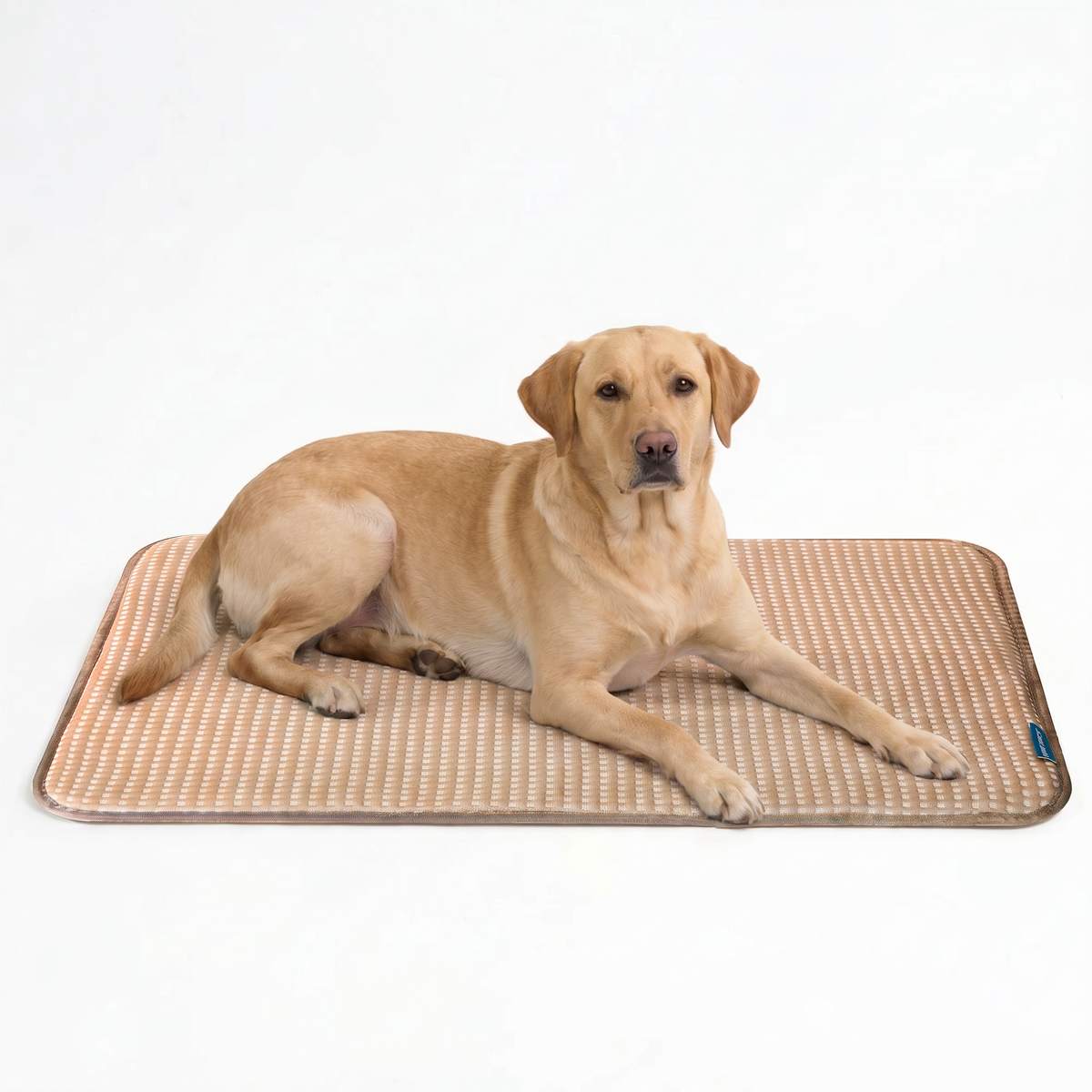 Breathable Cooling Dog Mat Waffle Brown / 2XL
