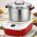 Electric Dough Maker with Ferment Function - 7Qt 250W Dough Kneading Machine, 304 Stainless Steel Bowl