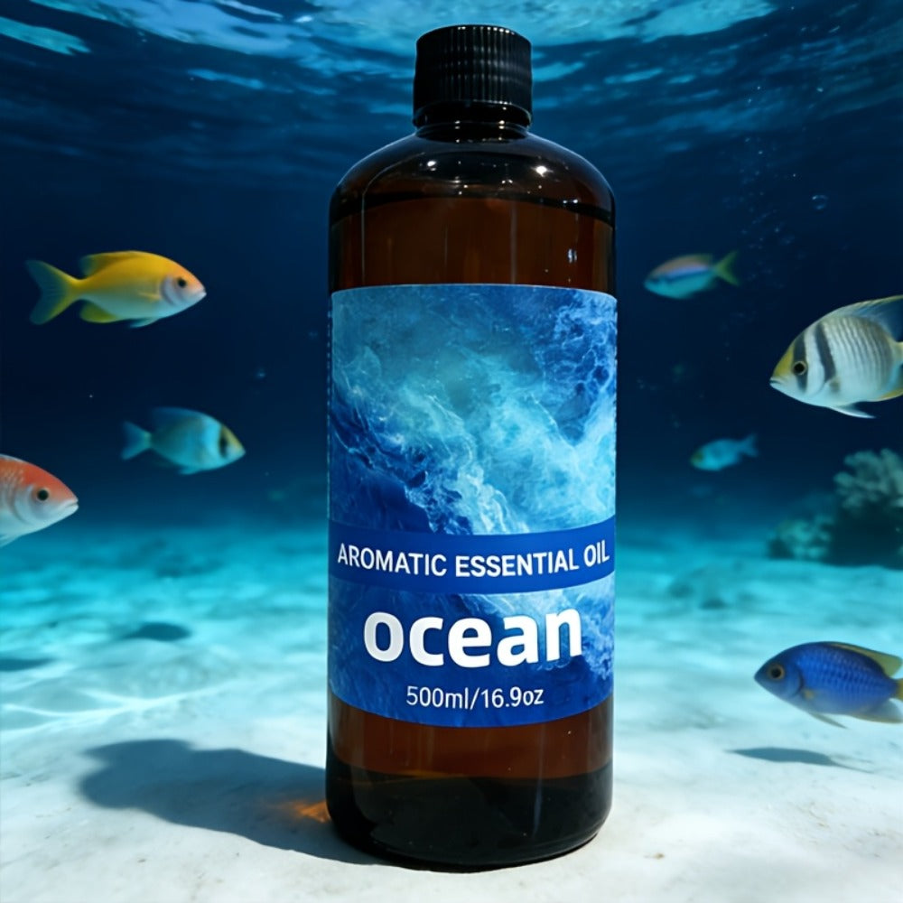 Aromatherapy Oil Refill 500ml Bottle with 10 Fragrance Options for Ultrasonic and Electric Diffusers