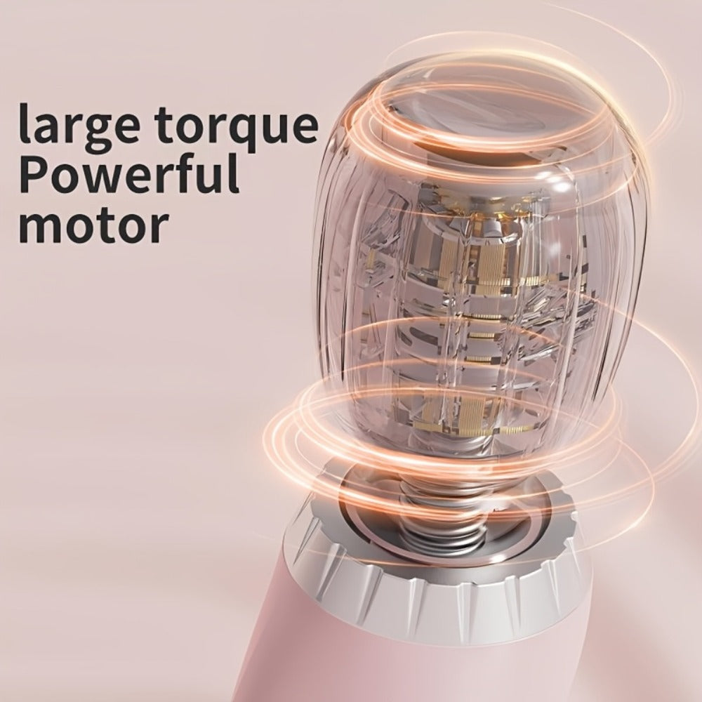 5-Speed USB Rechargeable Handheld Electric Massager Wand, Full Body Vibration Massage for Neck Back