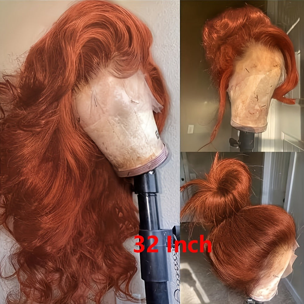 Synthetic Wig Glueless Lace Front Body Wave, in 26- and 34-Inch Options for Parties with Model-Specific Color, Length and Cap Options