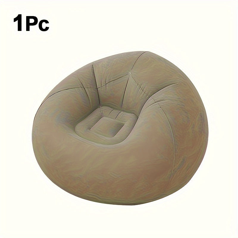 Bean Bag Chair shown in the Ball Sofa - Gray option
