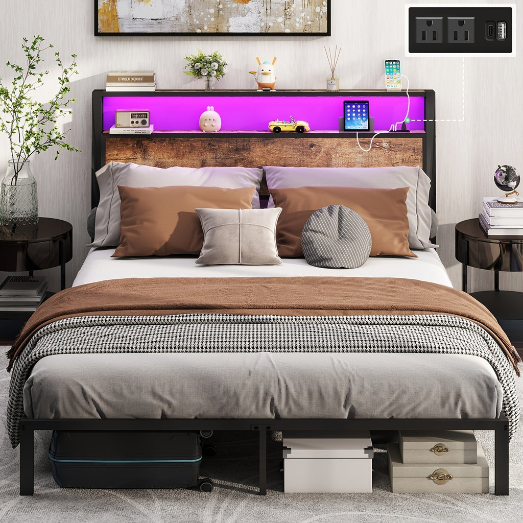 Bed Frame shown in the Queen option