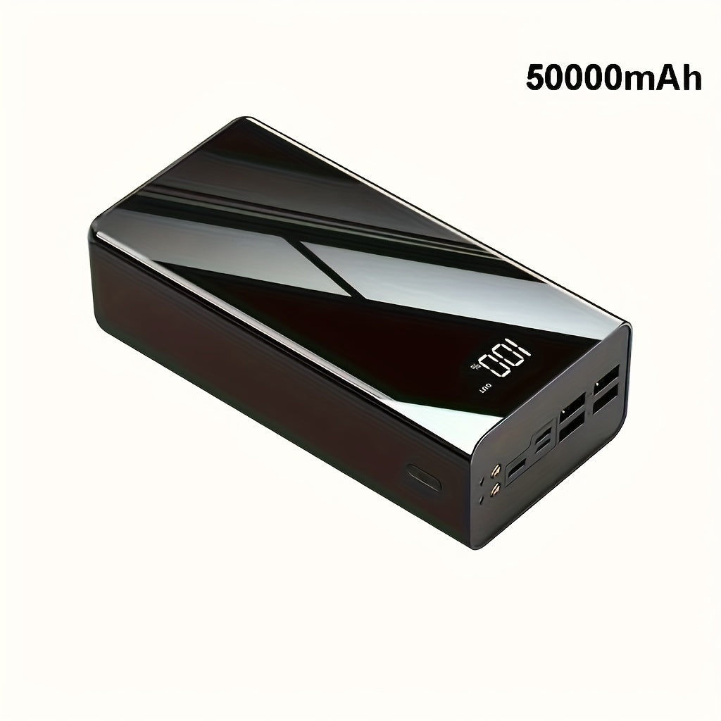 Power Bank 30000-100000mAh with Four-Port Layout, 22.5W Listed Charging and Digital Display