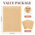 Cookie Bags with Window 300pcs Kraft Paper Bags with Thank You Stickers Grease Resistant for Entryways, Bedrooms and Living Spaces