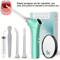 Tonsil Stone Remover Electric Vacuum Kit, Built-In LED Light, 3 Suction Modes & 5X Magnifying Mirror, Oral