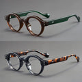 Viurnka Round-Square Blue Light Glasses Two-Pair Set with Clear Lenses and Three Frame Combinations