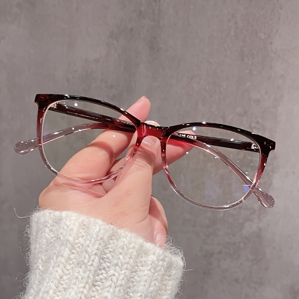 Blue Light Glasses - Blocking Women Gradient Lens Full Rim Frame Metal Hinge Lightweight Anti - product detail view 17