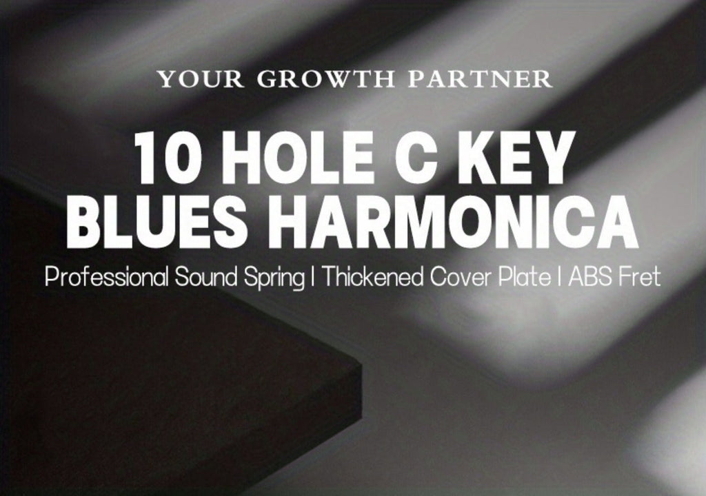 Blues Harmonica, Golden, Professional, Hole, C-Key for Blues Practice detail image - detail view 17