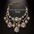 Jewelry Set Selection with Rhinestone Necklace, Earrings or Coordinated Two-Piece Bridal Set