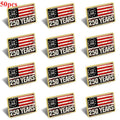 50-Piece America 250th Anniversary Pin Set with USA 1776-2026 Commemorative Brooch Badge Design