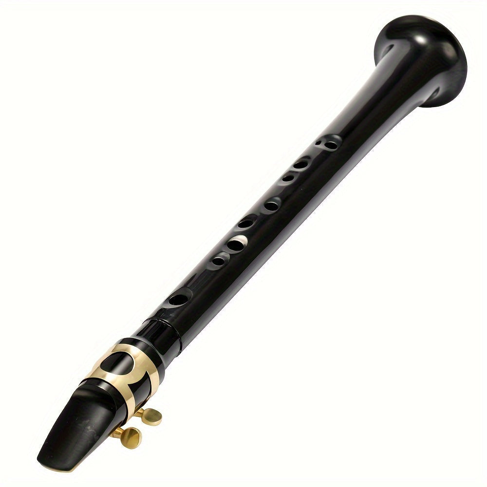 C-Key Pocket Saxophone, Portable Mini Woodwind Instrument with Carry Bag