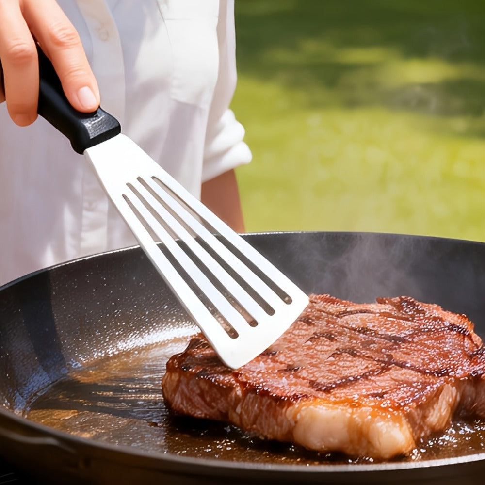 Griddle Accessories Kit 34 Piece Stainless Steel – Flat Top Grill Set with Enlarged Spatulas, Basting Cover
