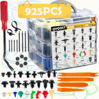Car Body Fasteners Kit – Snap Rivets, Wing Expansion Screws & Willow Nails, Universal Automotive Retainer Clips for Car Body Panels