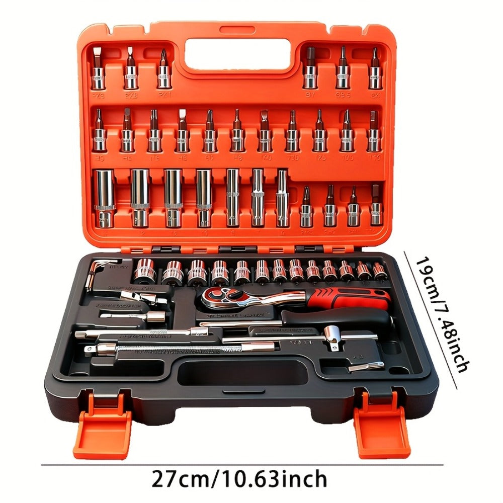 Home Tool Kit Professional, 46-Piece Essential DIY Set, 53-Piece Advanced Home & Auto Repair Kit, or 1000-Piece Complete Toolbox in Storage