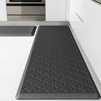 Kitchen Mat Set, 2-Piece Cushioned Standing Mats in Four Colors with 17.3x29 and 17.3x47 or 17.3x59-Inch Pairings