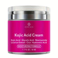 Face Cream Kojic Acid and Hyaluronic Acid 50ml Formula in One-Jar or Two-Jar Pack Options for AM and PM Use
