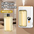USB Aroma Diffuser with Seven Mist Levels, Front-Window Color Light and One Shangri-La or Encounter Oil Bottle