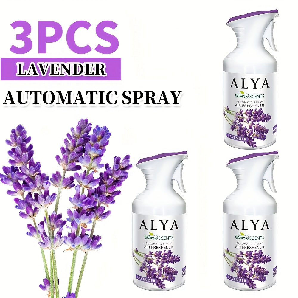 Aromatherapy Air Freshener Spray 8.45oz, 6 Scents: Lavender, Magnolia, Mixed Berries, Ocean, Cool Linen & Vanilla